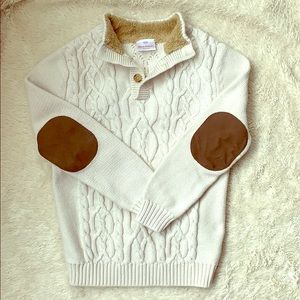 Hanna Andersson Cable Cozy Henley Sweater